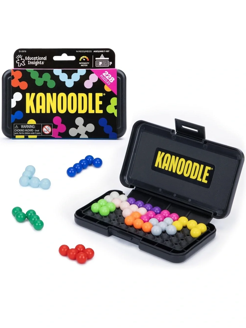 Logic Puzzle Game Travel Case - Multicolor